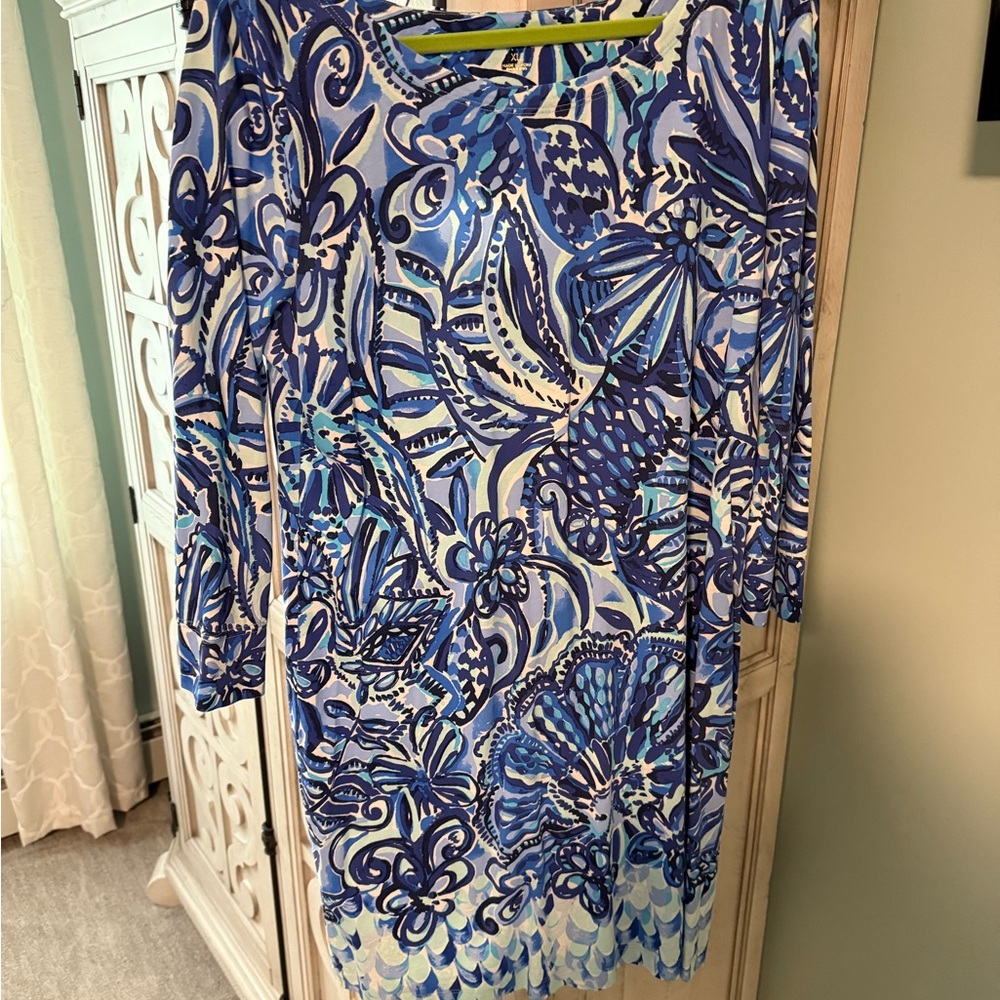 Lilly Pulitzer Blue and White Dress